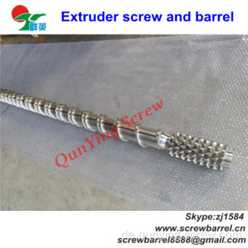 Bimetall Extruderschnecke und Fass